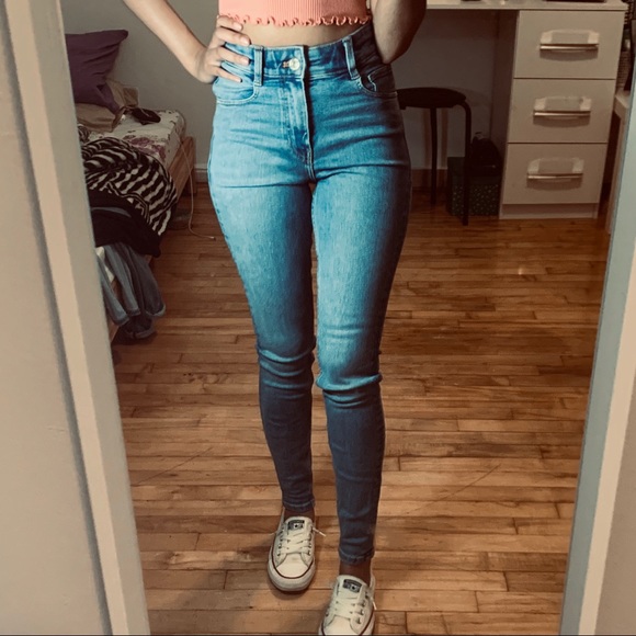 zara 80's jeans